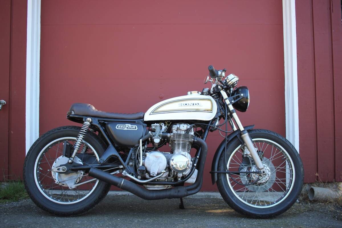 Honda CB 550 cafe racer motorcycle 1976