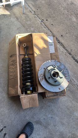 New Front Strut Assembly & Brake Rotor/Hub – Fits 2004-2008 Ford F150 2WD / 4WD