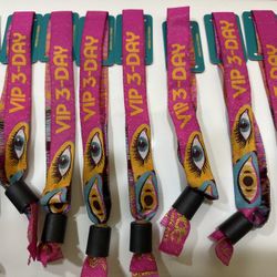 EDC Orlando 2023 VIP SUNDAY Wristbands 
