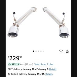 Muffler Delete Axle Back 