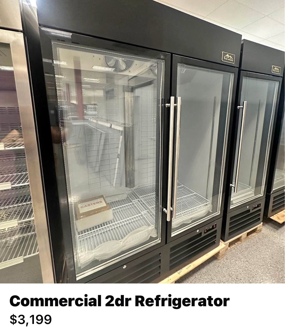 Commercial 3 Door Refrigerator 