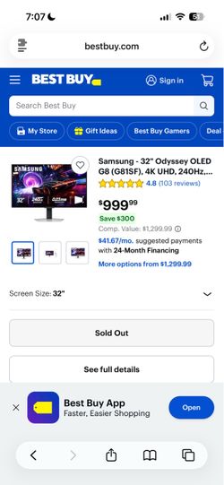 Samsung G81 oled monitor