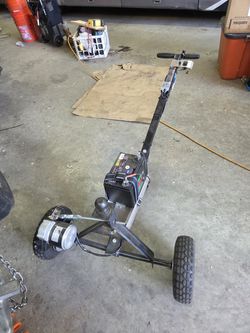 Homemade electric trailer dolly