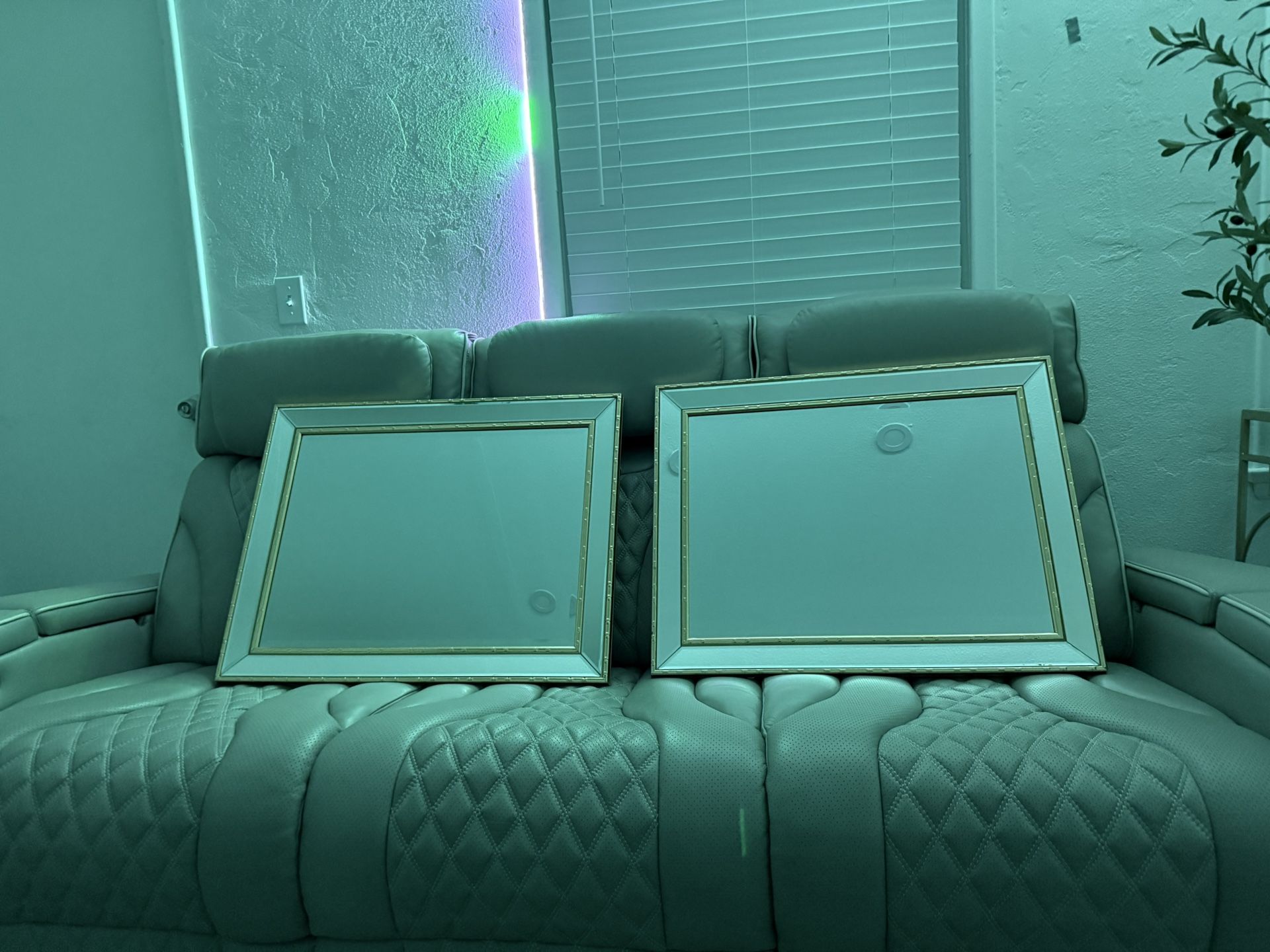 pair of mirrors vintage style home decor