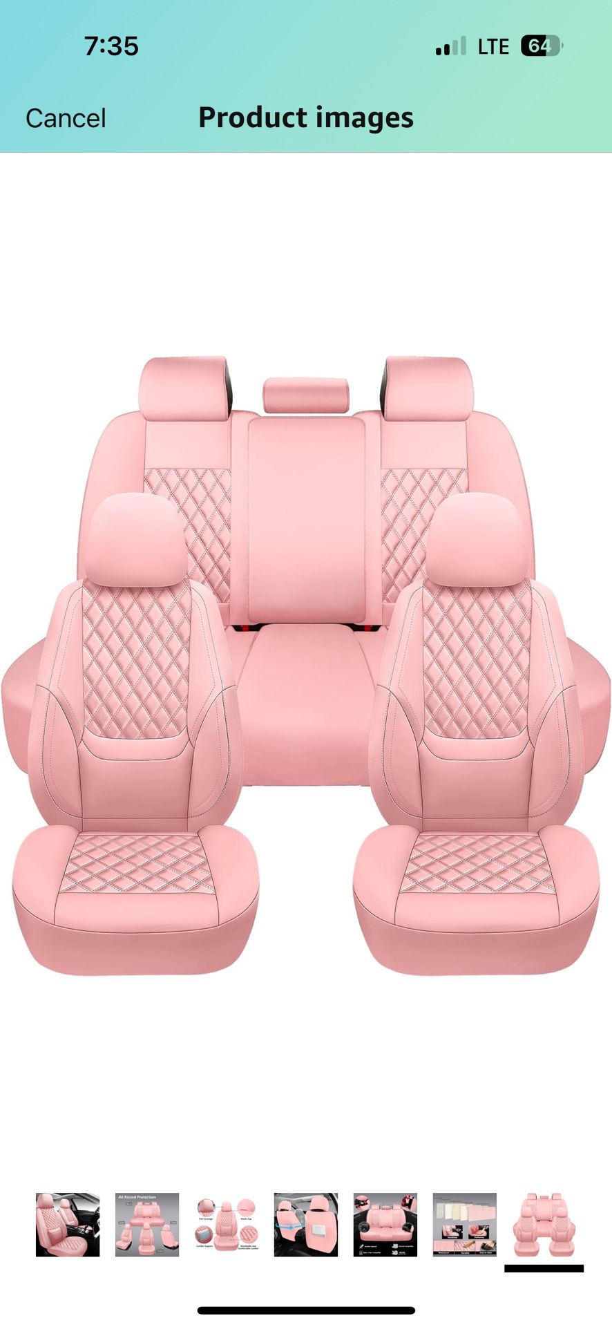 Pink Seat Covers