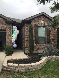 Balloon garland party decoration