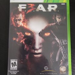 Xbox 360 Game Fear