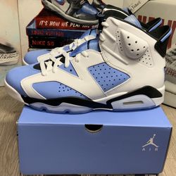 New Nike Air Jordan 6 UNC (CT8529-410) Men's Size 10.5 In Hand