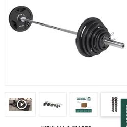 Weight Set With Adjustable Bench, Dumbbells, And More 