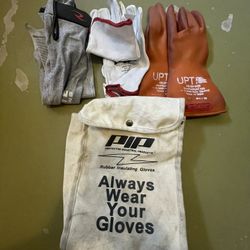 Protective Industrial Products Rubber Insulated Gloves Size 8