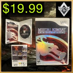 Mortal Kombat Armageddon Nintendo Wii 2007 Midway Complete Case Game