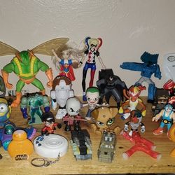 Large Lot Of Small Toys! Some Vintage, Some Newer! Over 40 Toys! 