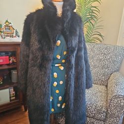 Faux Fur Coat 