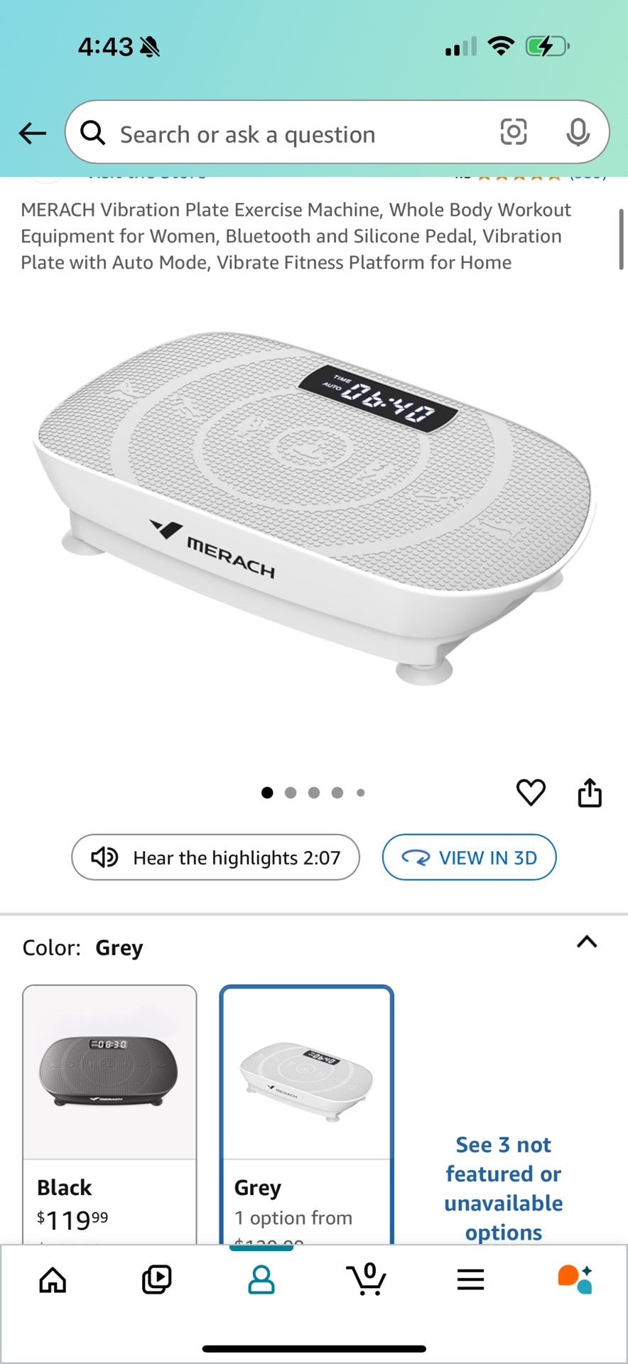 Vibration Exercise Pad