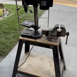 American Tools 5-Speed Drill Press – 1/3 HP, Great for Home Projects