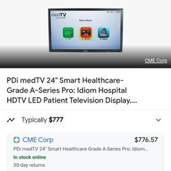 24"E Series Led Hdtv Healthcare-grade Tv