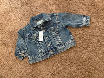 Boys Disney Gap Jean Jacket Size 6/12 Months