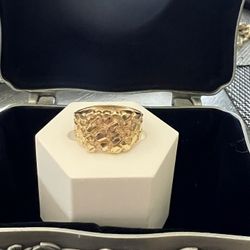 Gold Nugget Ring(pinky)