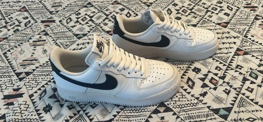 Nike Air Force 1 Low White Black Sneakers Men’s 8