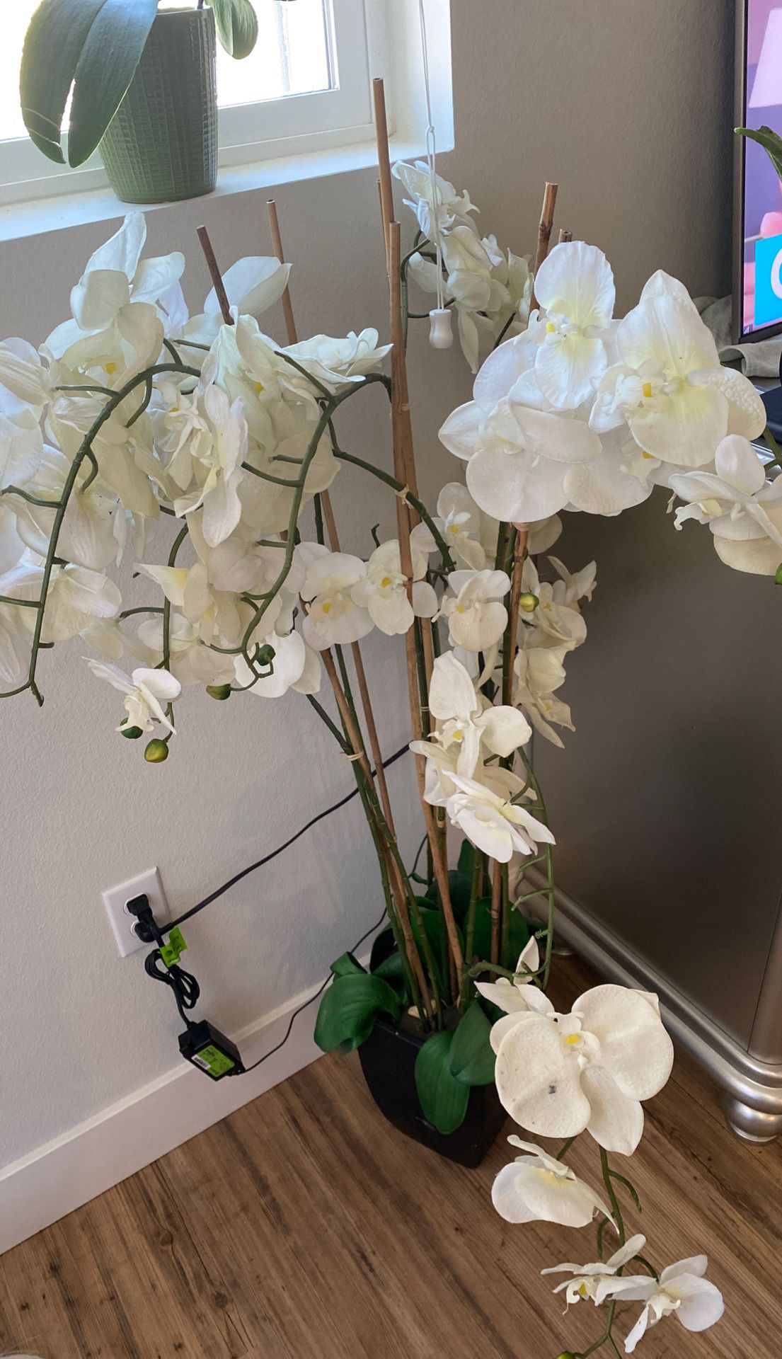 Fake orchid plant