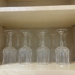Vintage Cristal D'Arques Longchamp, Set of 10