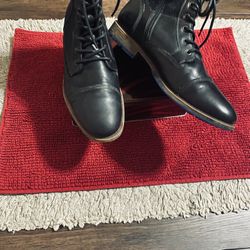 ALDO Ankle Leather & Suede Boots Shoes Men’s Size 14 Black