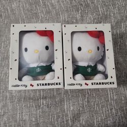 Starbucks Hello Kitty Plushie $80 Each 