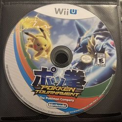 Pokkén Pokken Tournament (Nintendo Wii U, 2016) Game Disc Only Tested