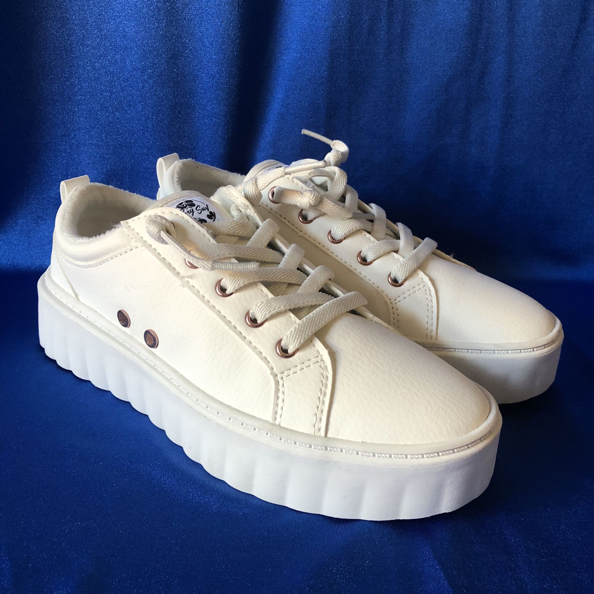 White Roxy Shoes - Size 7