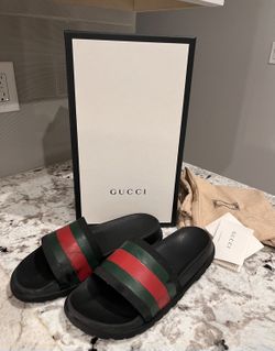 Black Gucci Slides