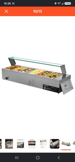 Vevor Commercial Grade Food Warmer Station New (Price Is Firm)