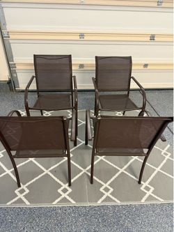 Outdoor Metal Chairs (Metal)