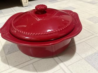 Brand new princess house ceramic kitchen set (Berry Red)