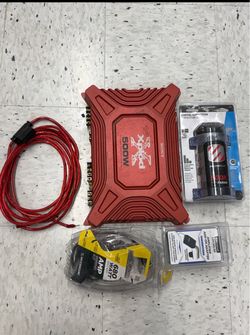 Sony Xplod 500W Car Amplifier Bundle