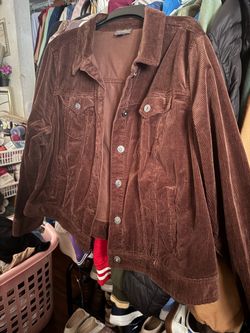 Brown corduroy jacket