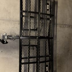 Heavy Duty Hitch Cargo Carrier w/ Folding Ramp – 500lb Capacity