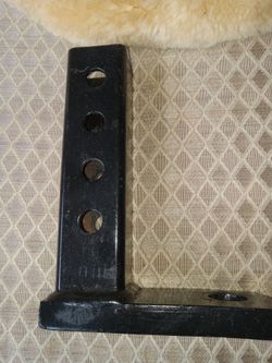 Black Steel Trailer Hitch Receiver