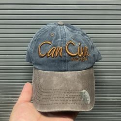 Cancun Mexico Authentic Hat With Sticker 