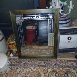 Vintage Fresh & Delicious Strawberries Frame & Mirror 22 1/2" X 18 1/2"