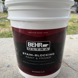 5 Gallon BEHR Ultra Exterior Paint Gray Tint