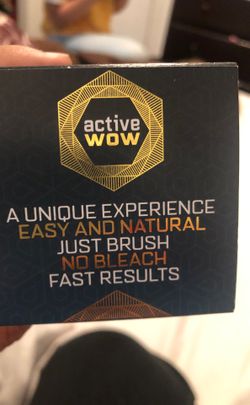 15 .00 a unique experience easy experience easy and natural just brush no bleach fast results teeth whitening activated coconut charcoal powder