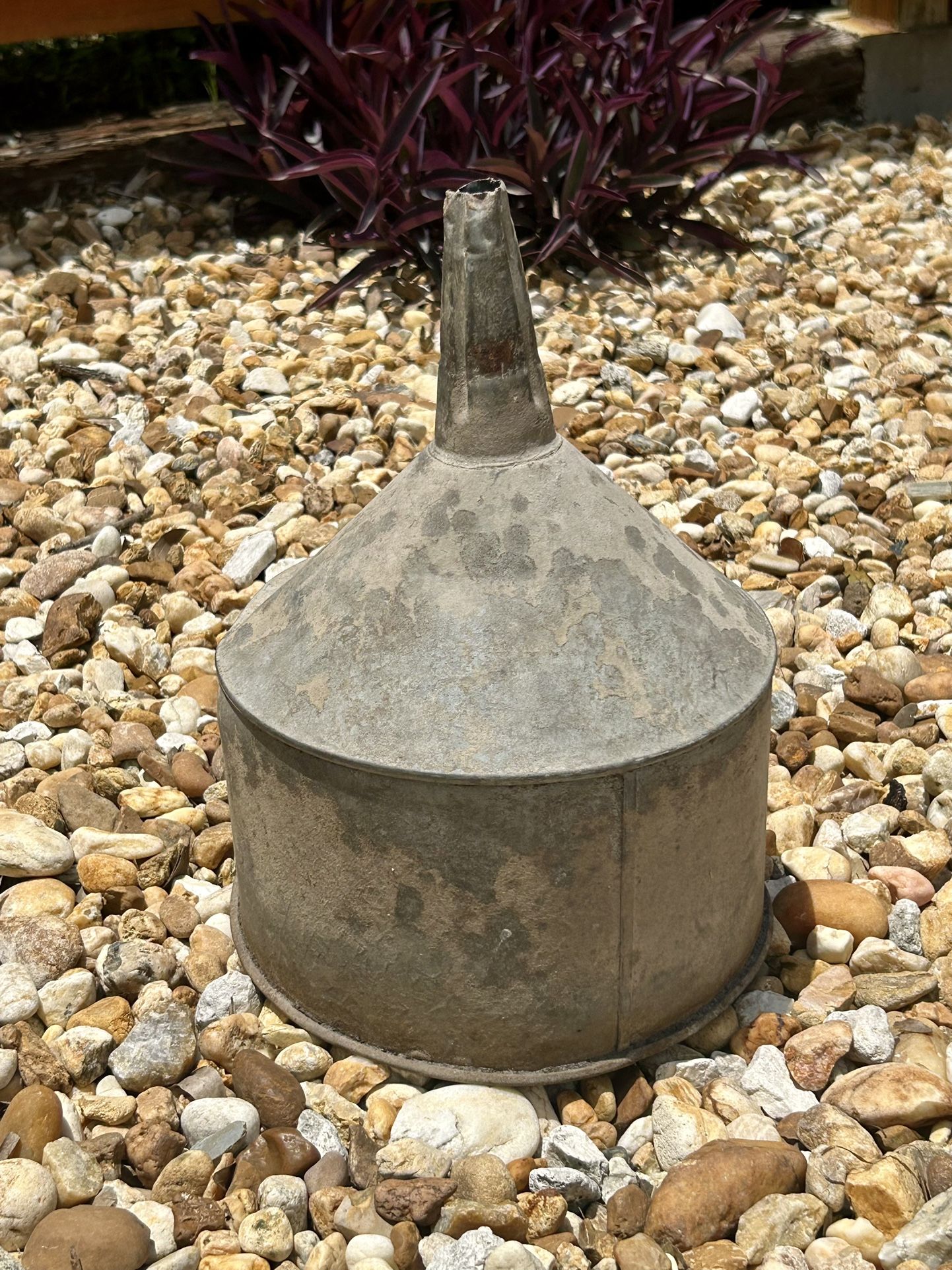 Antique Metal Funnel