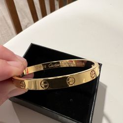 Cartier 18k GOLD PLATED women’s bracelet 
