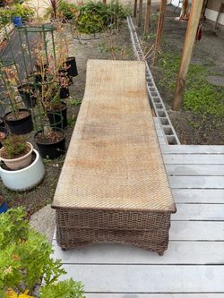 Wicker Lounge Couch
