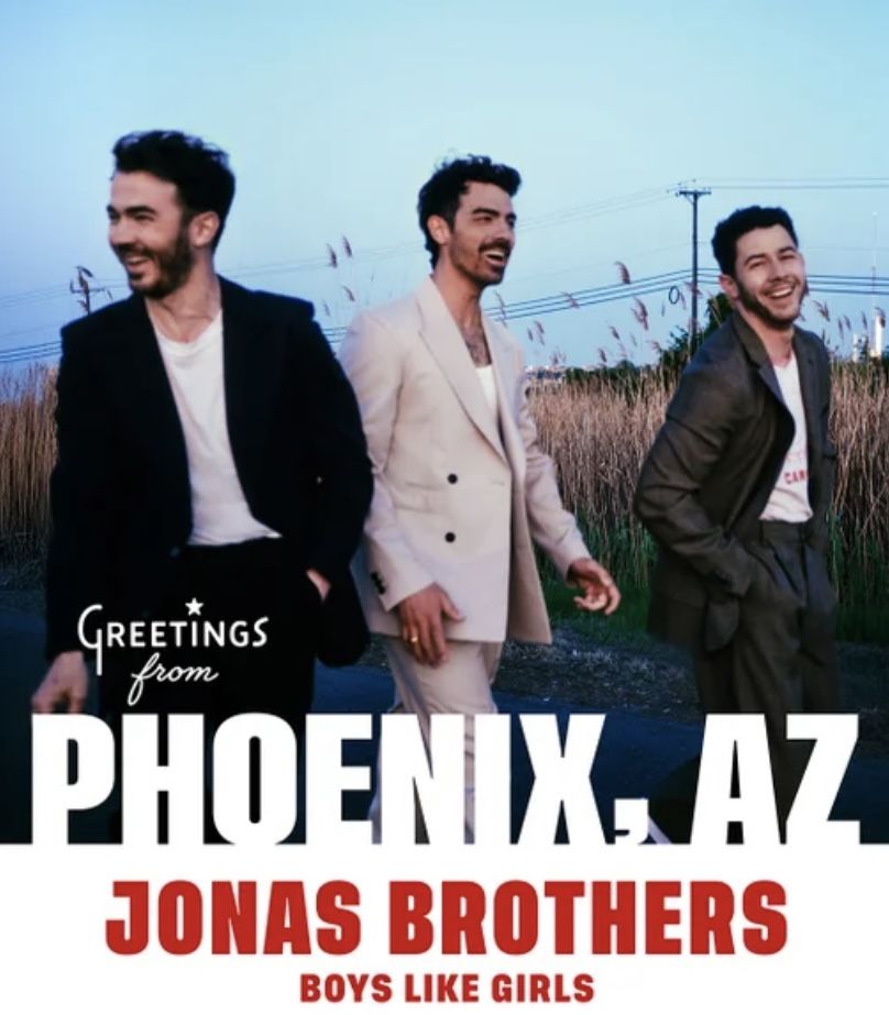 $330 - 2 Tickets to the Jonas Brothers Concert at PHX Arena on Sunday September 28, 2025 at 7:30pm!