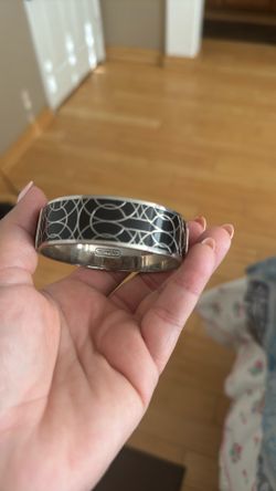 Women’s Coach silver bracelet