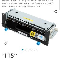 40X7743 Fuser Unit Compatible with Lexmark MS810/ MS811 / MS812 / MX710 / MX711 / MX810 / MX811 / MX812 Printers 110/120V - 200000 Yield