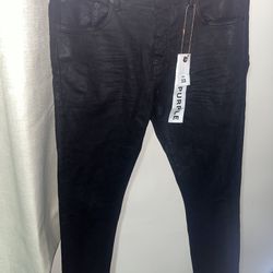 Black Purple Brand Jeans 33