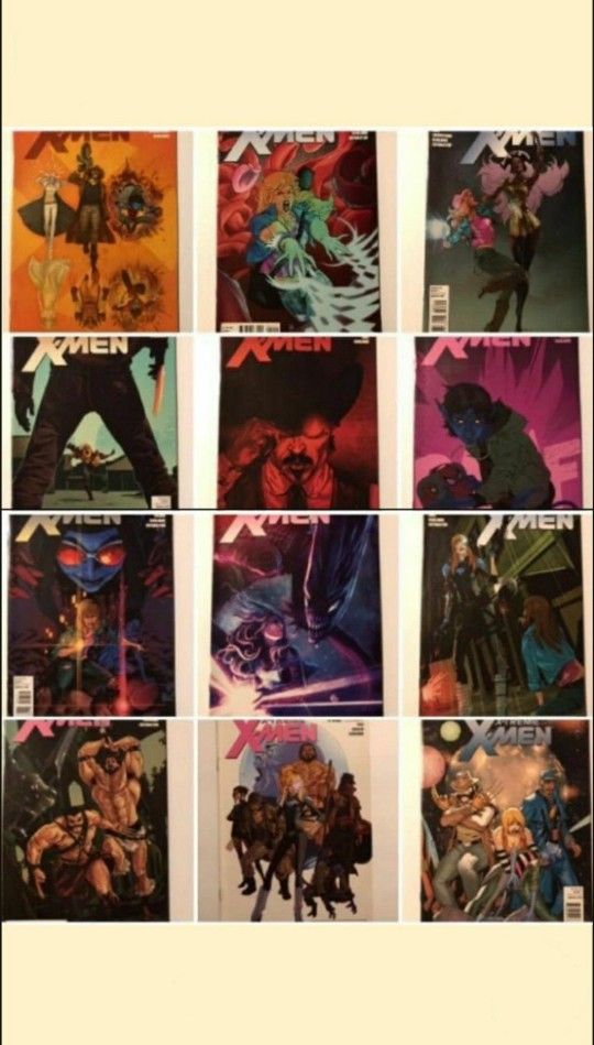12 Comic Books - X-TREME X-Men