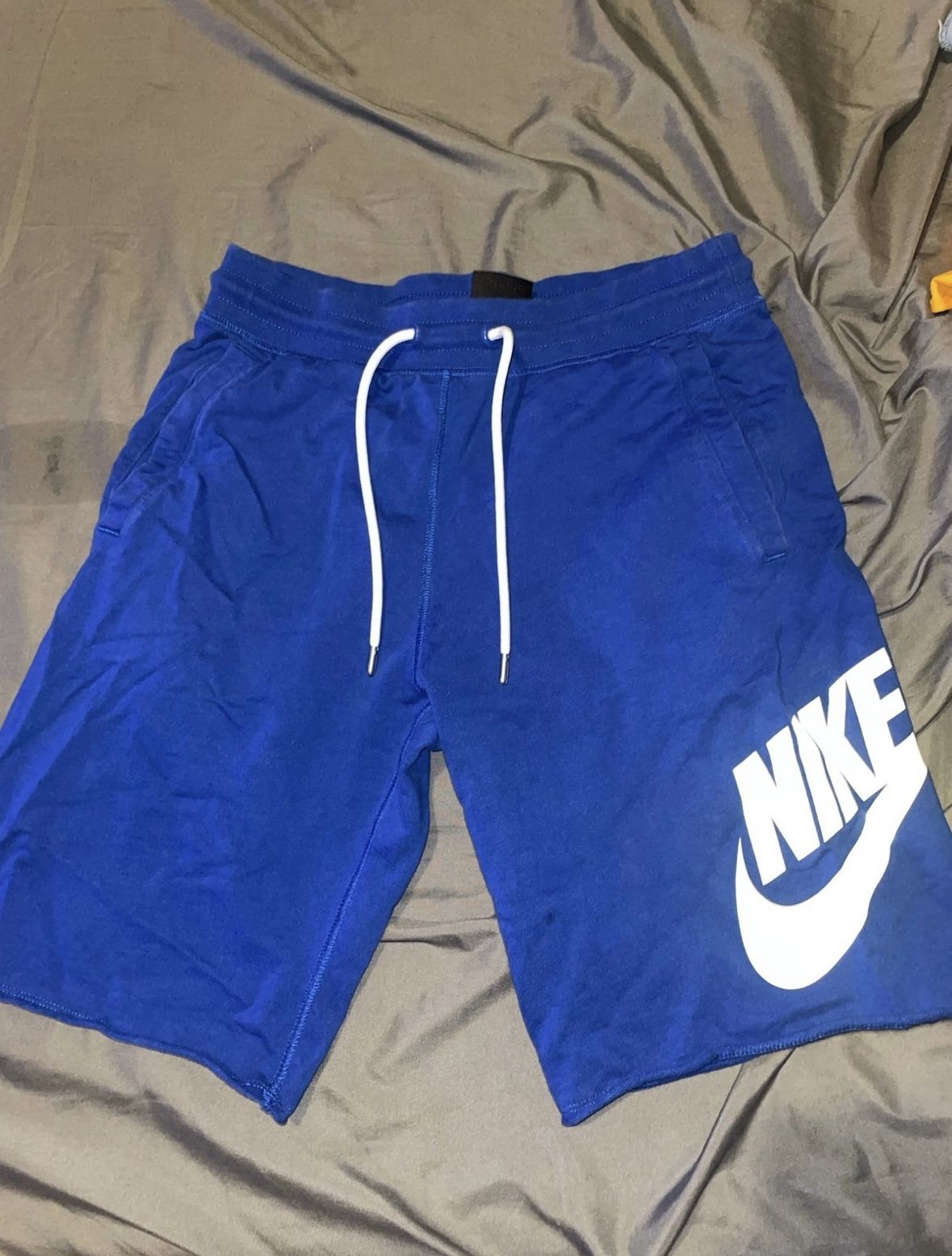 Blue nike shorts